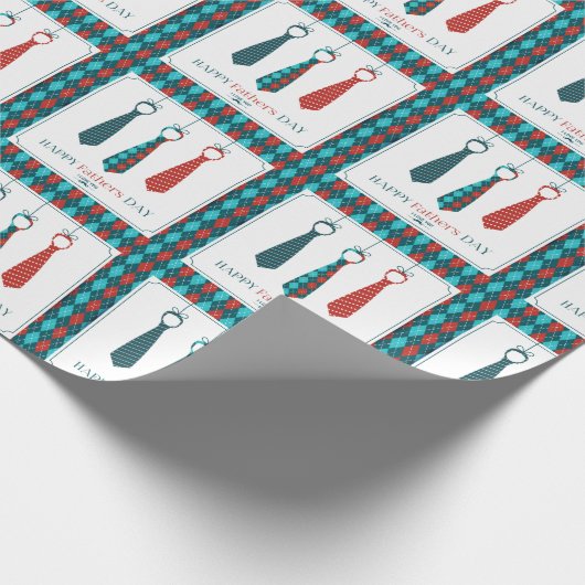 Happy Vaderdag Cadeaupapier (Hoek)