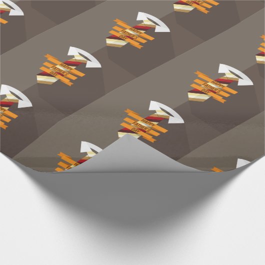 Happy Vaderdag Cadeaupapier (Hoek)