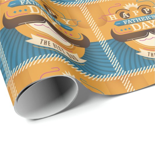 Happy Vaderdag Cadeaupapier (Rol Hoek)