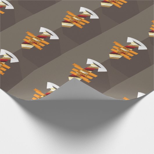 Happy Vaderdag Cadeaupapier (Hoek)