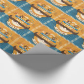 Happy Vaderdag Cadeaupapier (Hoek)