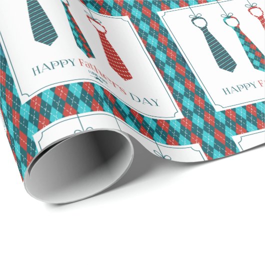 Happy Vaderdag Cadeaupapier (Rol Hoek)