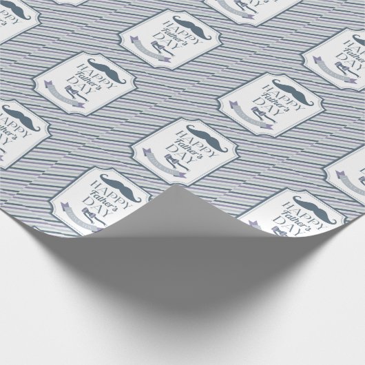 Happy Vaderdag Cadeaupapier (Hoek)