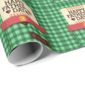 Happy Vaderdag Cadeaupapier (Rol Hoek)