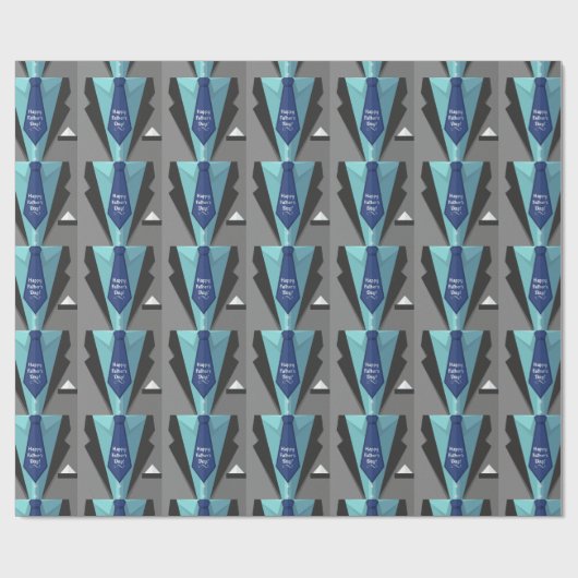 Happy Vaderdag Cadeaupapier (Vlak)