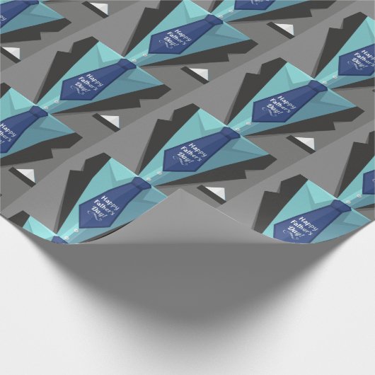 Happy Vaderdag Cadeaupapier (Hoek)