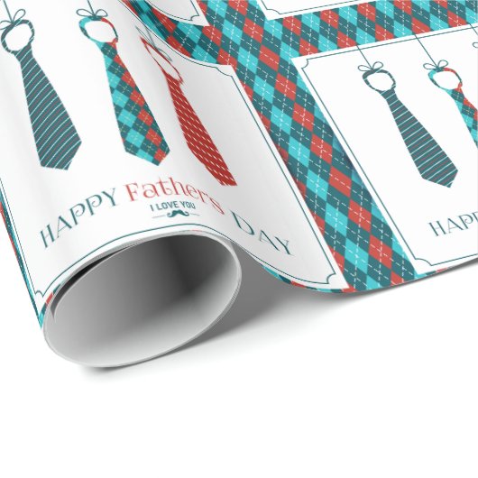 Happy Vaderdag Cadeaupapier (Rol Hoek)