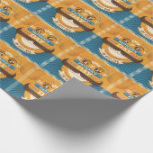 Happy Vaderdag Cadeaupapier (Hoek)