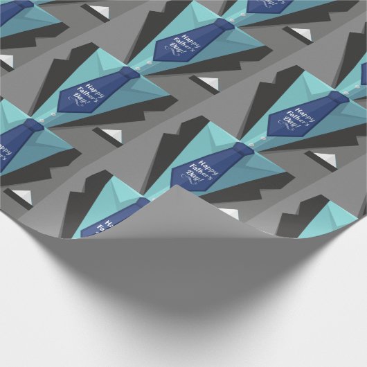 Happy Vaderdag Cadeaupapier (Hoek)