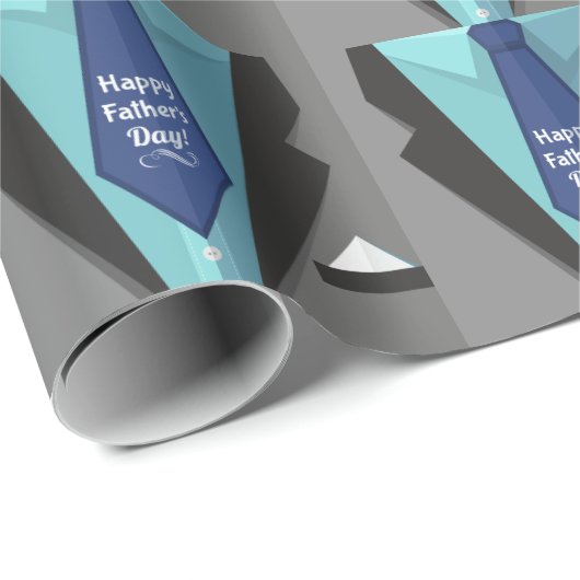 Happy Vaderdag Cadeaupapier (Rol Hoek)