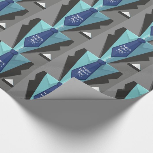 Happy Vaderdag Cadeaupapier (Hoek)