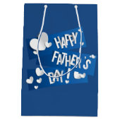 Happy Vaderdag - Cadeauverpakking - Middelgroot Medium Cadeauzakje (Achterkant)