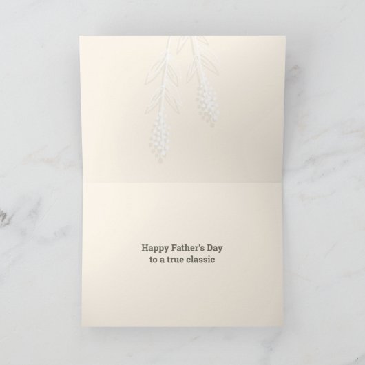 Happy Vaderdag Car Kaart (Binnen)