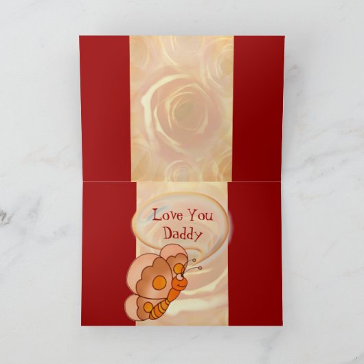 Happy Vaderdag Card Kaart (Binnen)