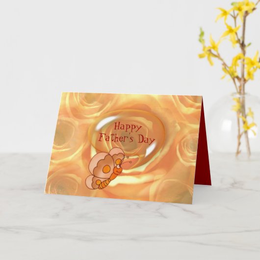 Happy Vaderdag Card Kaart (Gele Bloem)