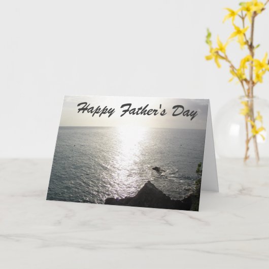 Happy Vaderdag Card Kaart (Gele Bloem)