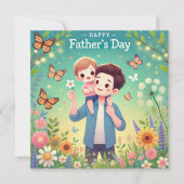 Happy Vaderdag Card Kaart (Voorkant)