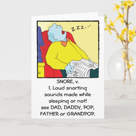 Happy Vaderdag Card Kaart (Gele Bloem)