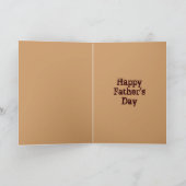 Happy Vaderdag Card Kaart (Binnen)