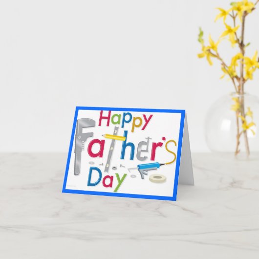 Happy Vaderdag Card Kaart (Gele Bloem)