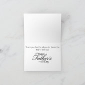 Happy Vaderdag Card Kaart (Binnen)