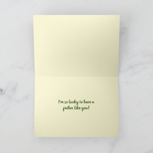 Happy Vaderdag Card Kaart (Binnen)