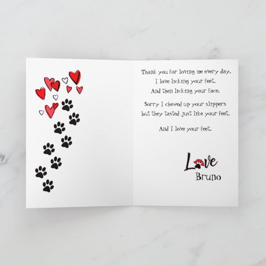 Happy Vaderdag Card van Uw Duitse herder Kaart (Binnen)