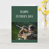 Happy Vaderdag Cars Hunting Camouflage Kaart (Gele Bloem)