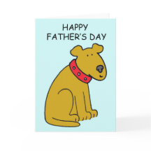 Happy Vaderdag Cartoon Dog