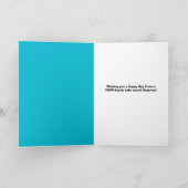 Happy Vaderdag Cat Coronavirus Mask en Stropdas Feestdagen Kaart (Binnen)