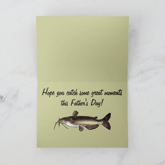 Happy Vaderdag: Catfish Kaart (Binnen)