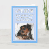 Happy Vaderdag Cavalier King Charles Spaniel Kaart (Voorkant)