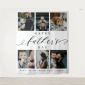 Happy Vaderdag Celebration Foto achtergrond Wandkleed (Voorkant)