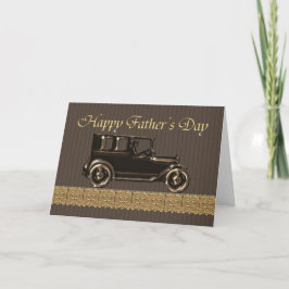 Happy Vaderdag Classic-auto Kaart
