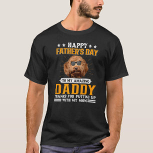 Happy Vaderdag Cockerpoo Dog Pa voor mannen T-shirt