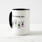 Happy Vaderdag Coffee-Mok Mok (Voorkant links)