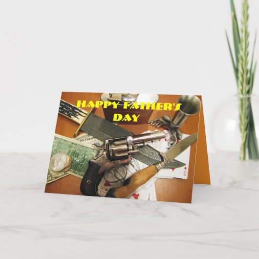 Happy Vaderdag cool kaart (Voorkant)