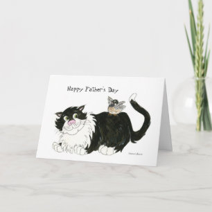 Happy Vaderdag coolest kat Kaart