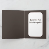 Happy Vaderdag Corgi Kaart (Binnen)