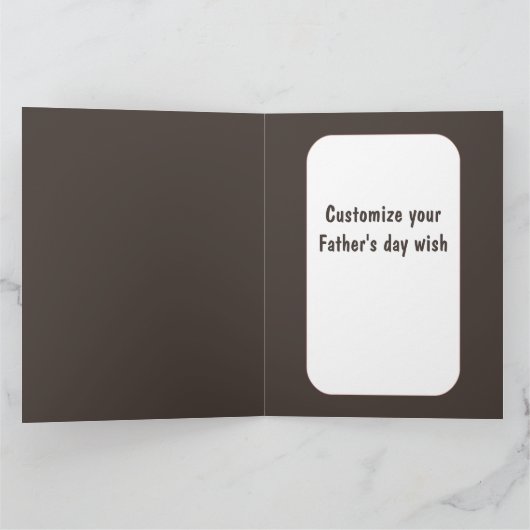 Happy Vaderdag Corgi Kaart (Binnen)