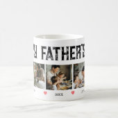 Happy Vaderdag Custom 5 Foto Papa Gift Koffiemok (Center)