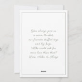 Happy Vaderdag Custom Foto Twins Vakantie Kaart (Achterkant)