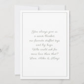 Happy Vaderdag Custom Foto Twins Vakantie Kaart (Achterkant)