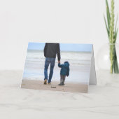 Happy Vaderdag Custom Photo Collage Kaart (Achterkant)