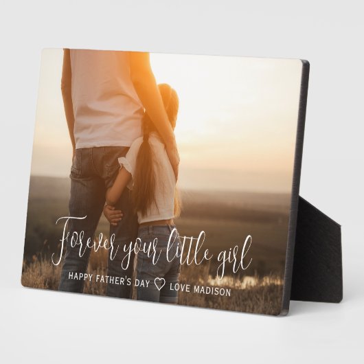 Happy Vaderdag Custom Photo Fotoplaat (Zijkant)