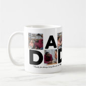 Happy Vaderdag Custom Photo Mok voor papa (Links)