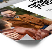Happy Vaderdag Custom Photo Poster (Hoek)