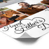 Happy Vaderdag Custom Photo Poster (Hoek)