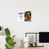 Happy Vaderdag Custom Photo Poster (Thuiskantoor)
