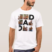 Happy Vaderdag Custom Photo T-shirt (Voorkant)